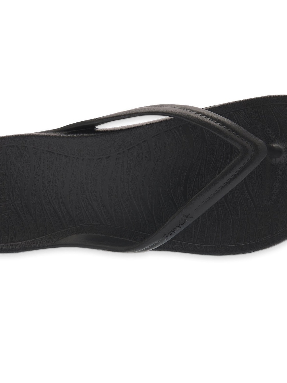 Sanuk Black Women's Flip Flop Sandal, Size 8